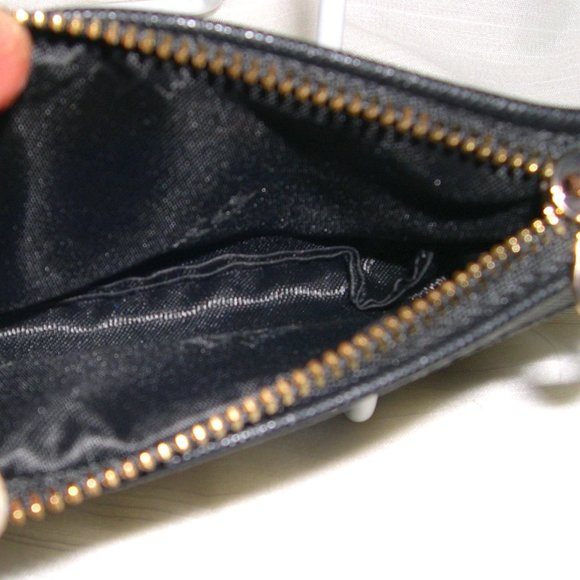 Dune London Black Change Purse Top Zip Never Used - Picture 3 of 5